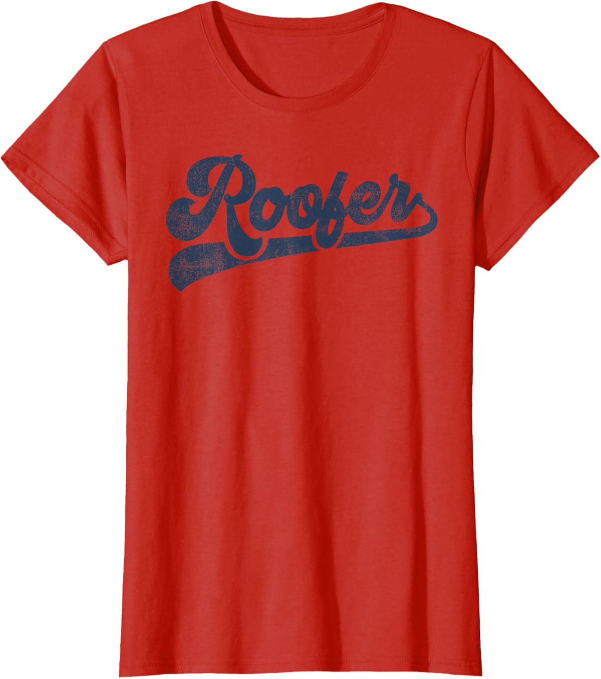 Roofer Cute Vintage Graphic Tee T Shirt For Men Women Gift - Red