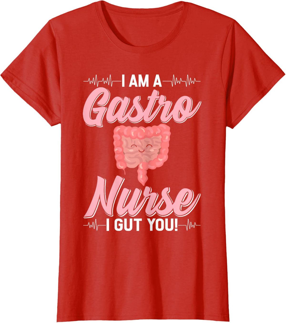 GI Nurse Funny Gastro Nurse T-Shirt - Red