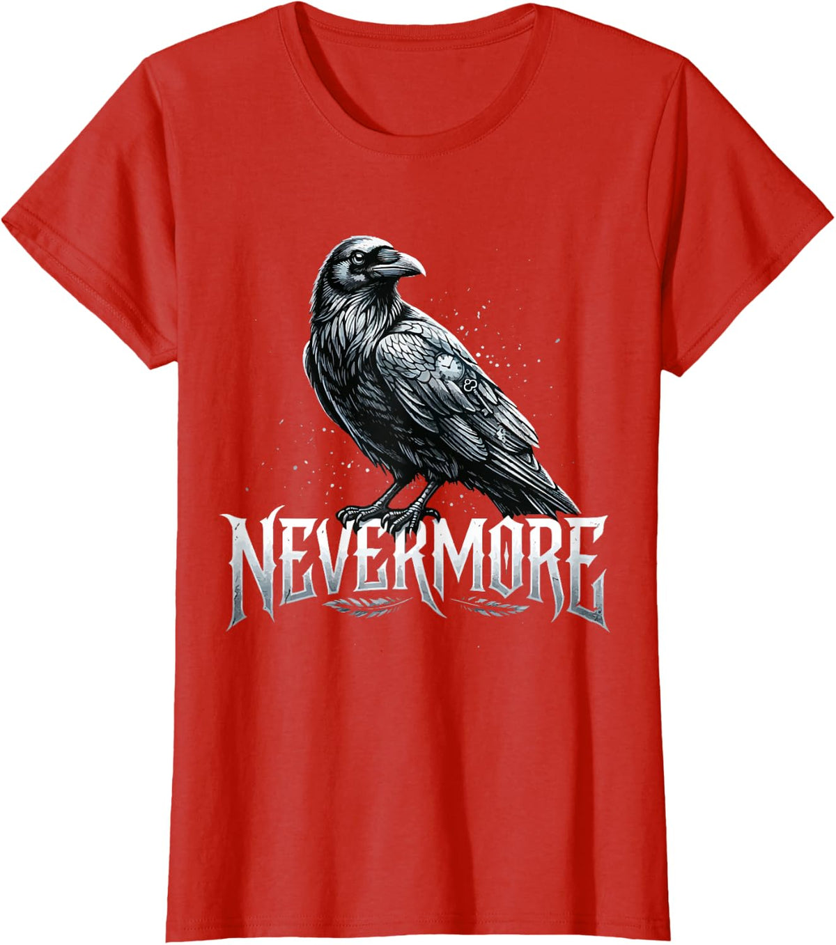 Raven Nevermore T-Shirt - Red
