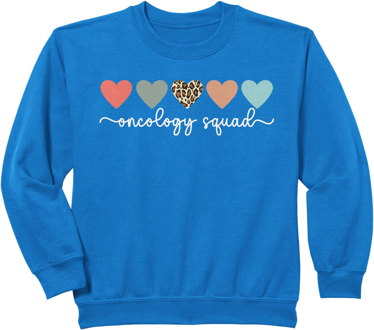 Oncology Squad Oncology Nurse Crew Oncology Nursing Team Sweatshirt - Royal Blue