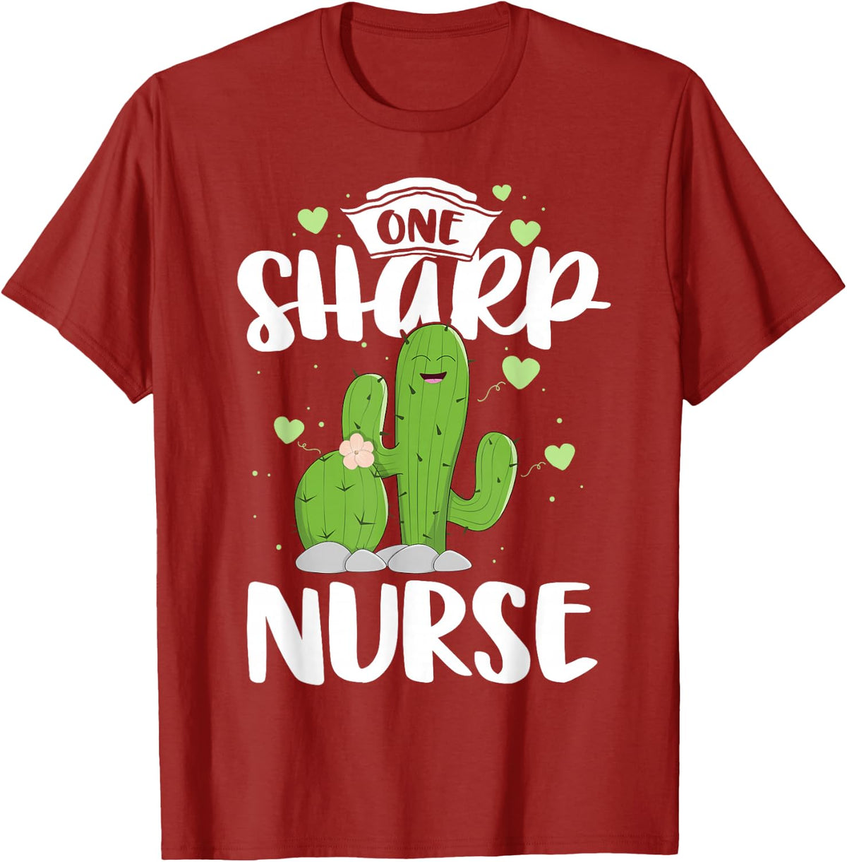 PICU Nurse Gift One Sharp Nurse ICU Nursing School Graduate T-Shirt - Cranberry Red