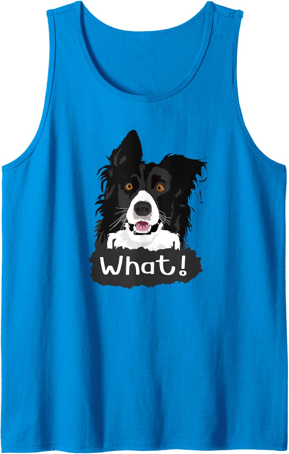 What! Fun Dog Sleeveless Tank Top - Sapphire Blue