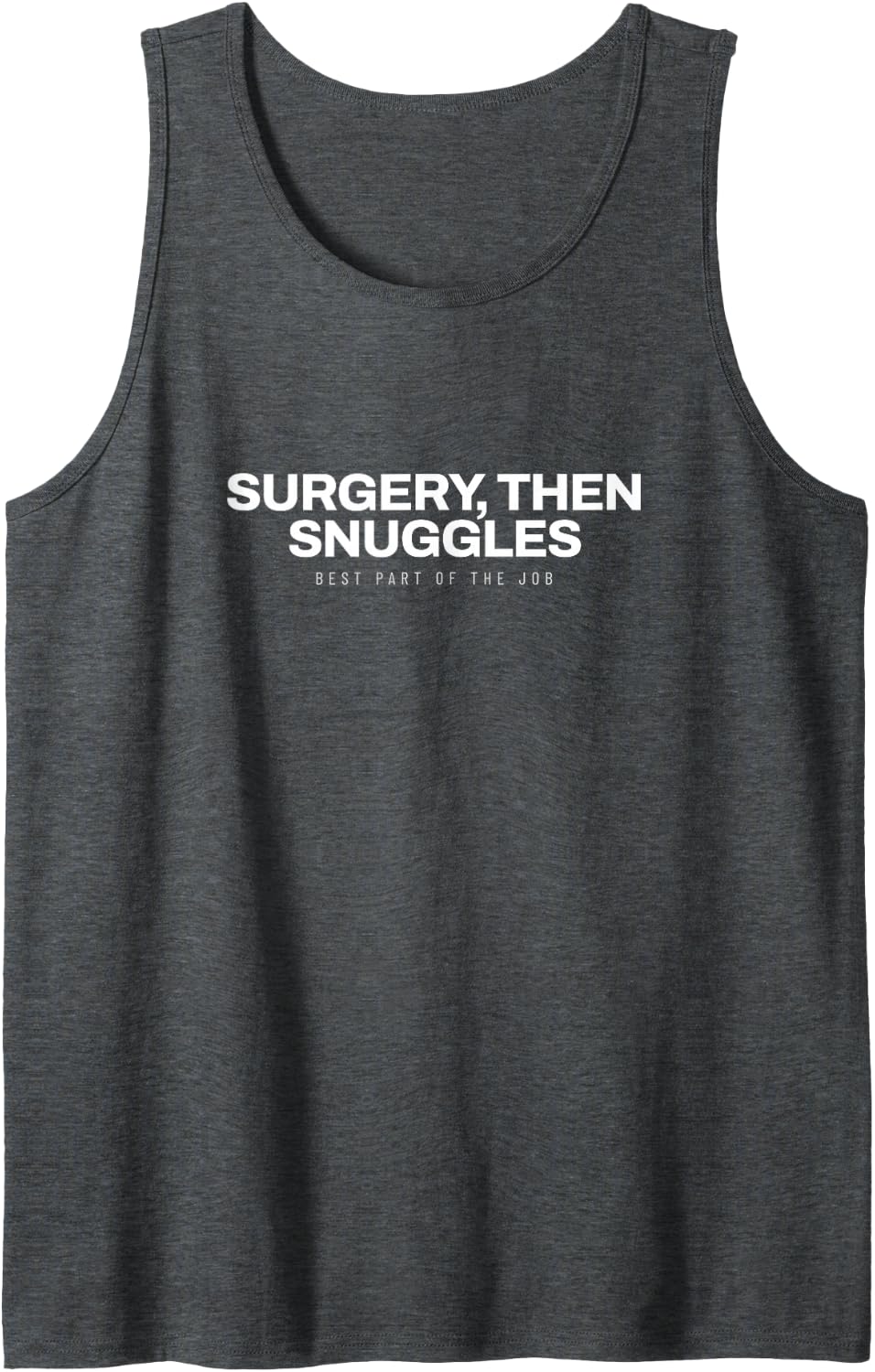 Veterinarian Pet Doctor Animal Hospital Vet Life Sleeveless Tank Top - Dark Heather Grey