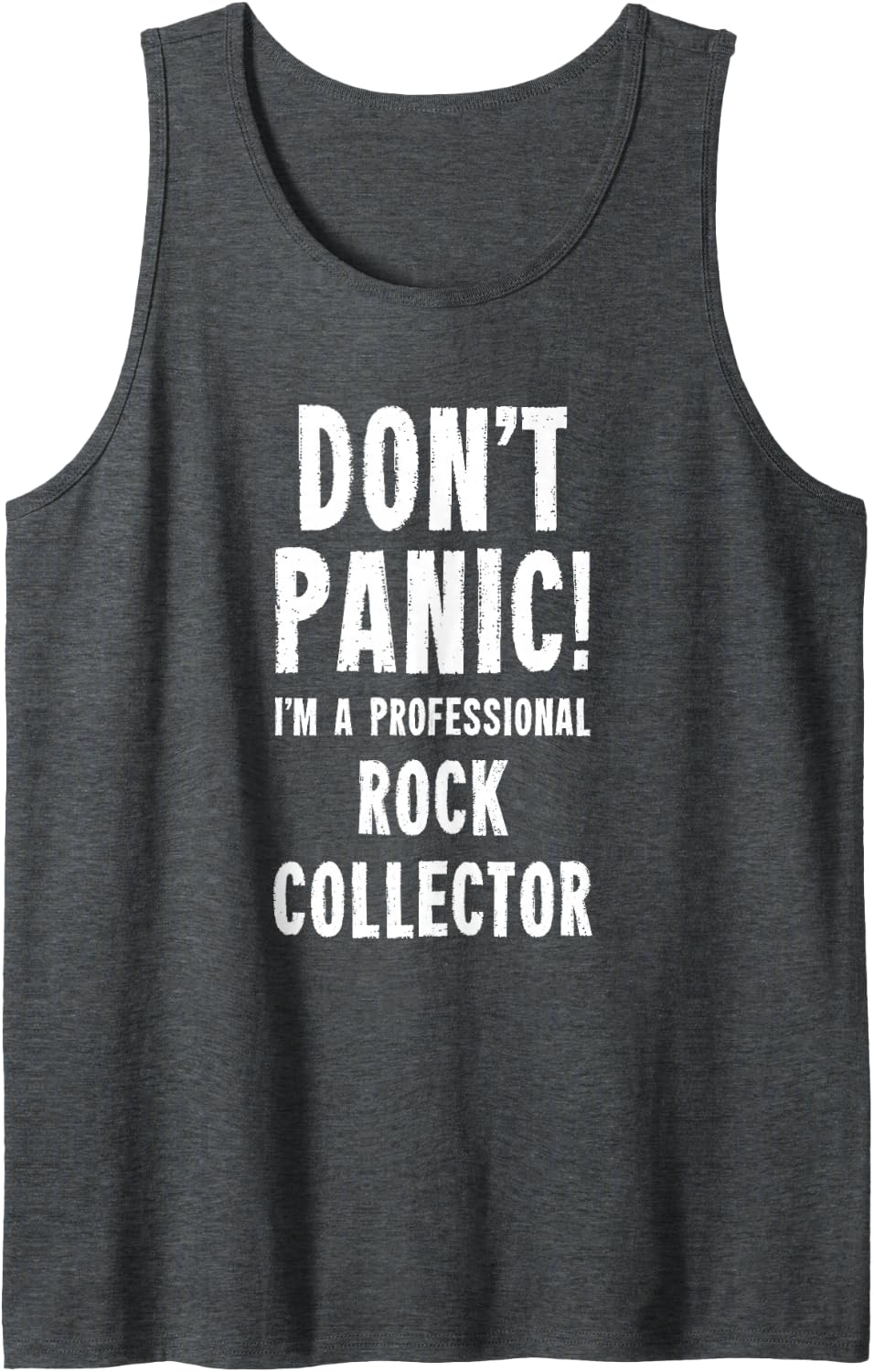 Rock Collector Tank Top - Dark Heather Grey