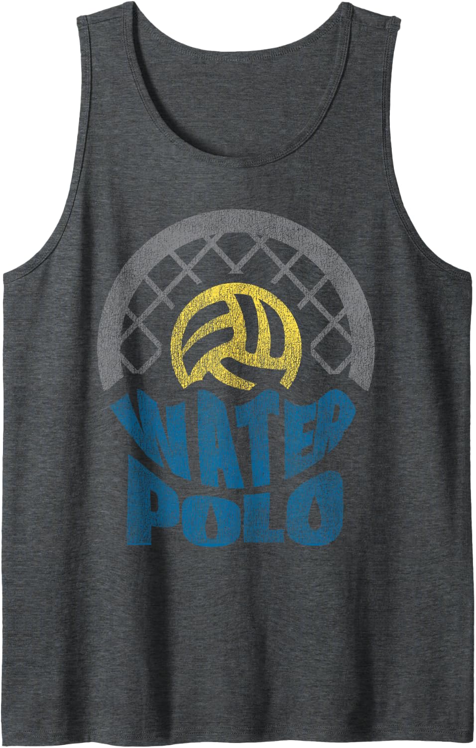 Water Polo Water Polo Sleeveless Tank Top - Dark Heather Grey