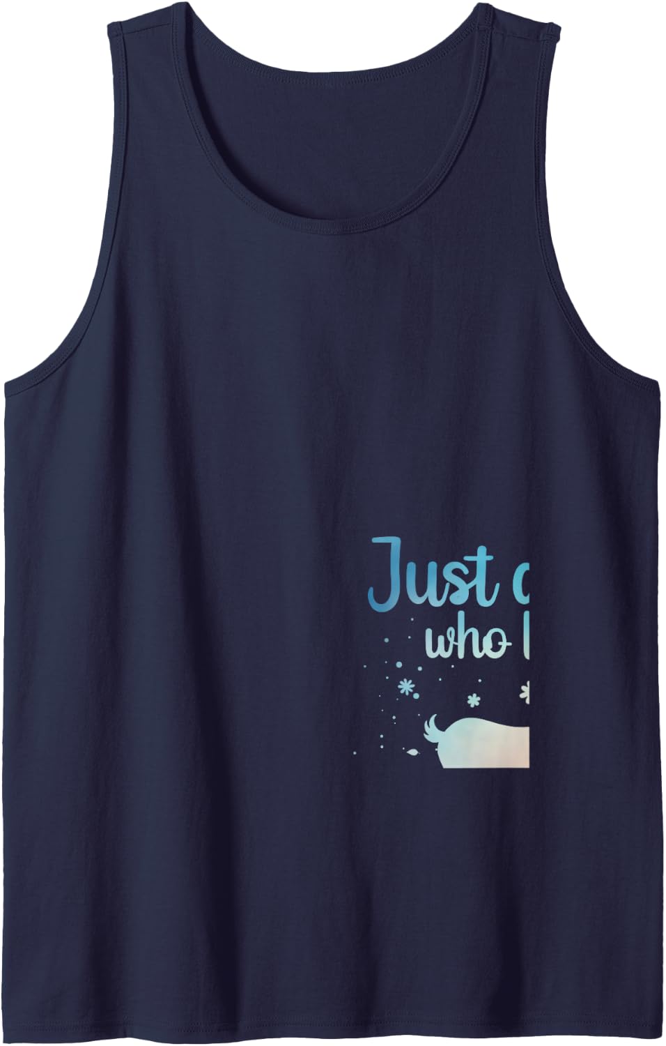 Cool Goat Art for Women Girls Goat Farmer Pygmy Goat Lover Sleeveless Tank Top - Navy Blue