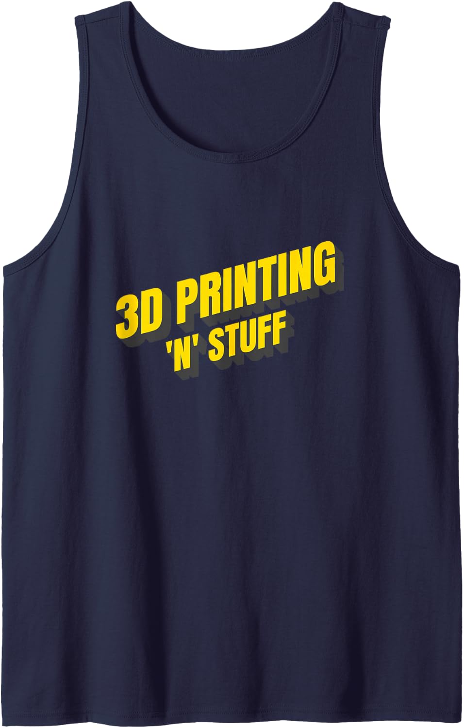 3D Printing N Stuff Tank Top - Navy Blue