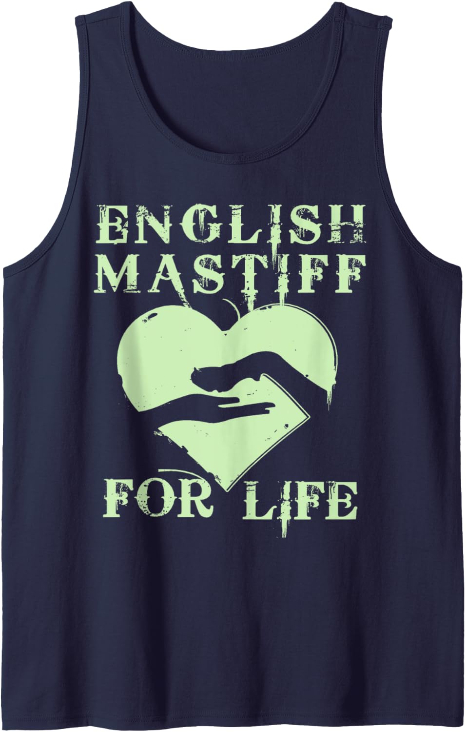 English Mastiff dog | English Mastiff For Life Tank Top - Navy Blue