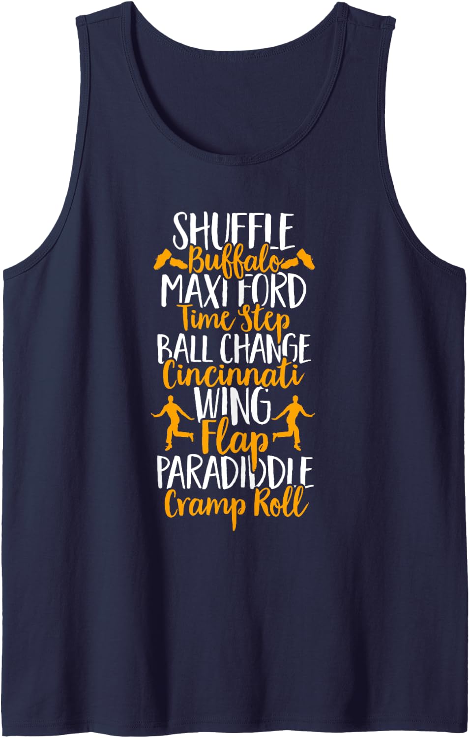 Tap Dancing Teacher Tap Dancer Tap Dance Steps Tank Top - Navy Blue