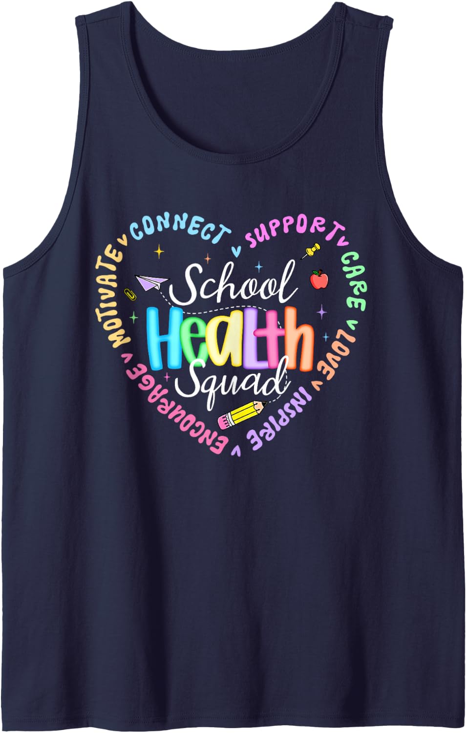 Nurse Squad Tank Top - Navy Blue