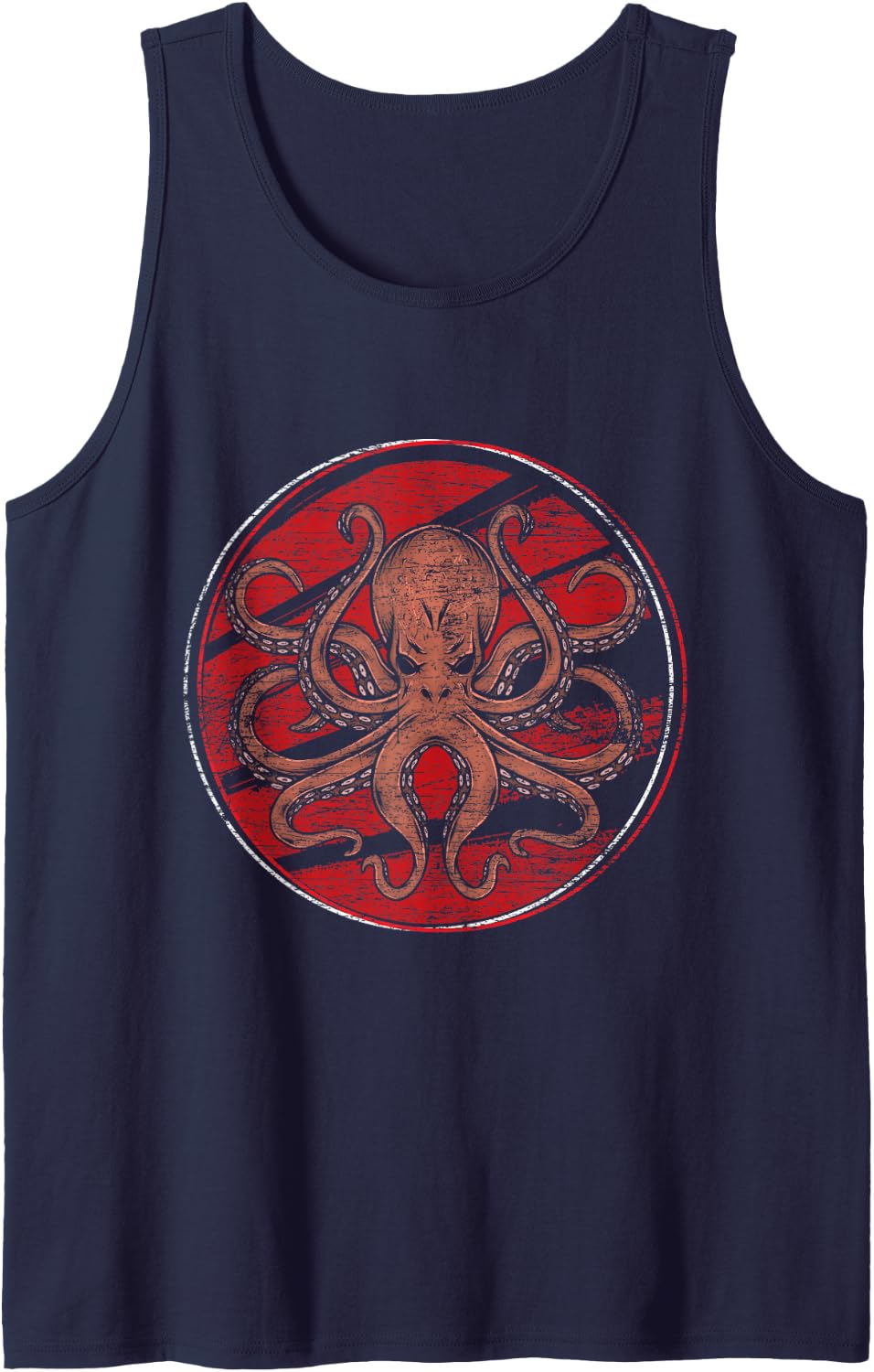 Sea creatures gift ocean octopus Tank Top - Navy Blue