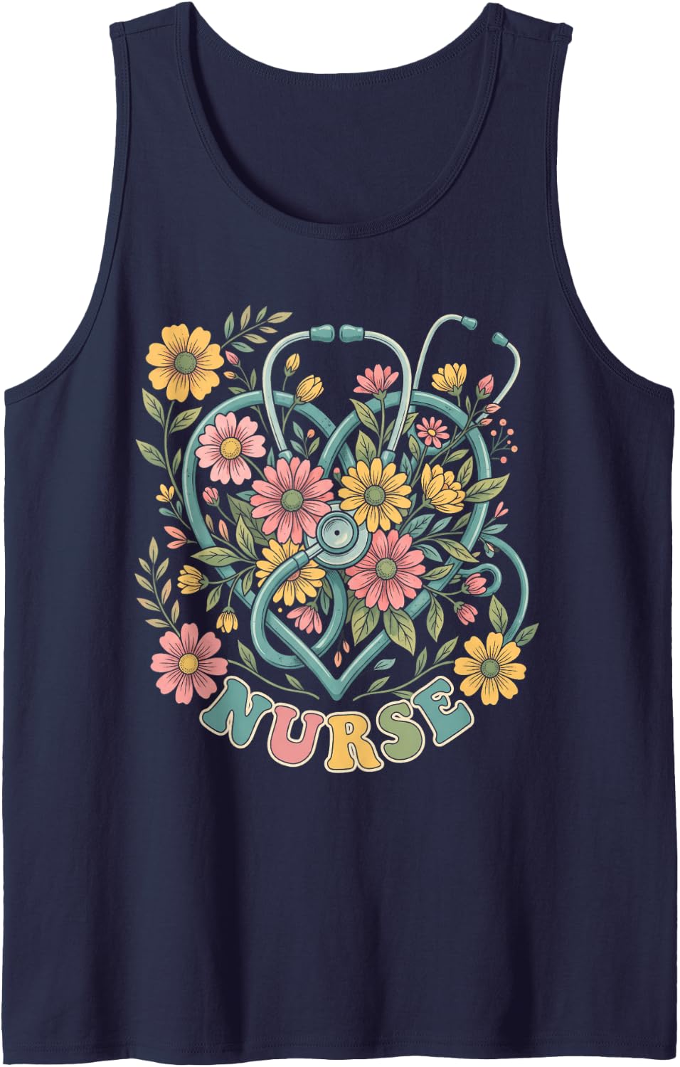 Student for Men Women Sleeveless Tank Top - Navy Blue