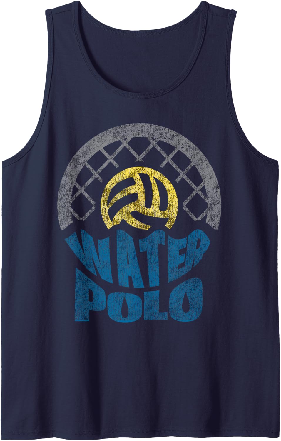 Water Polo Water Polo Sleeveless Tank Top - Navy Blue