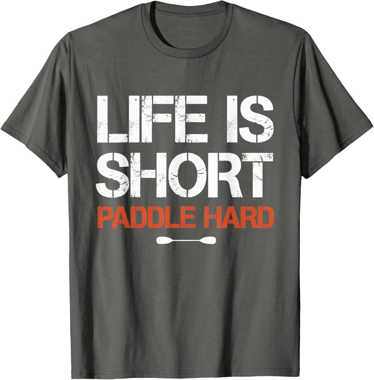 Kayaker Kayaking T-Shirt - Asphalt Grey