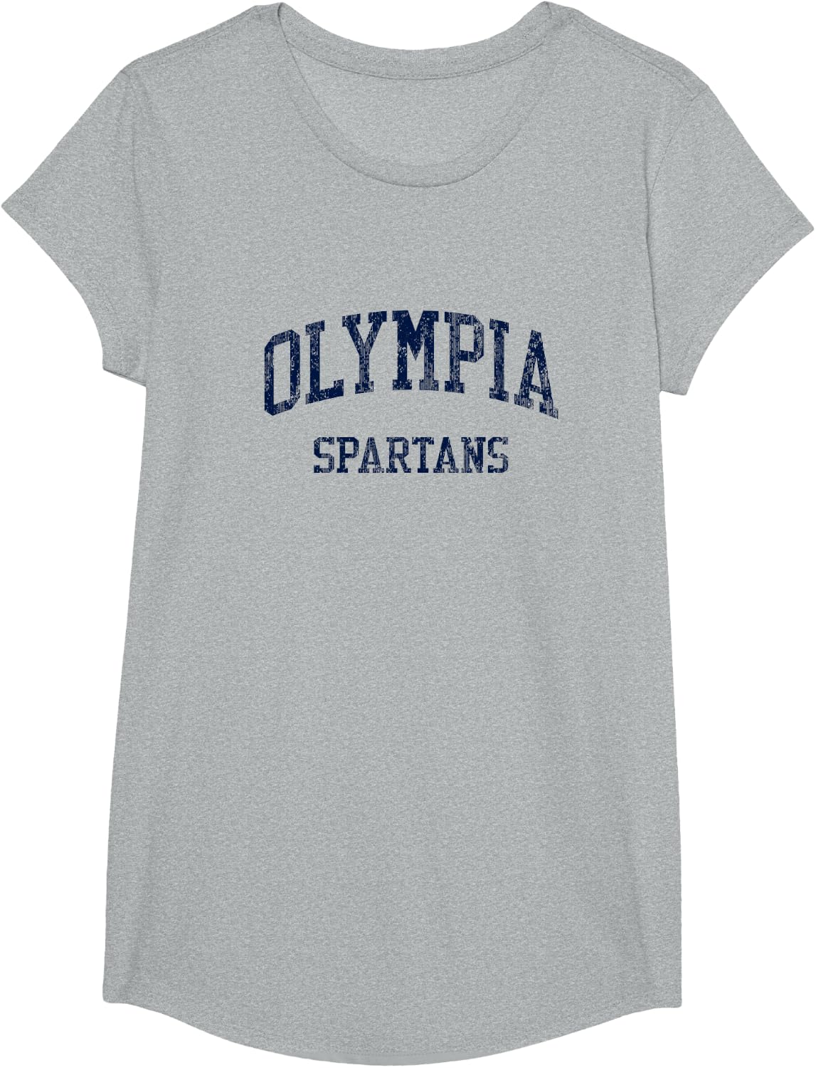 Olympia High School HS Stanford IL Vintage Sports T-Shirt - Girls Heather Grey