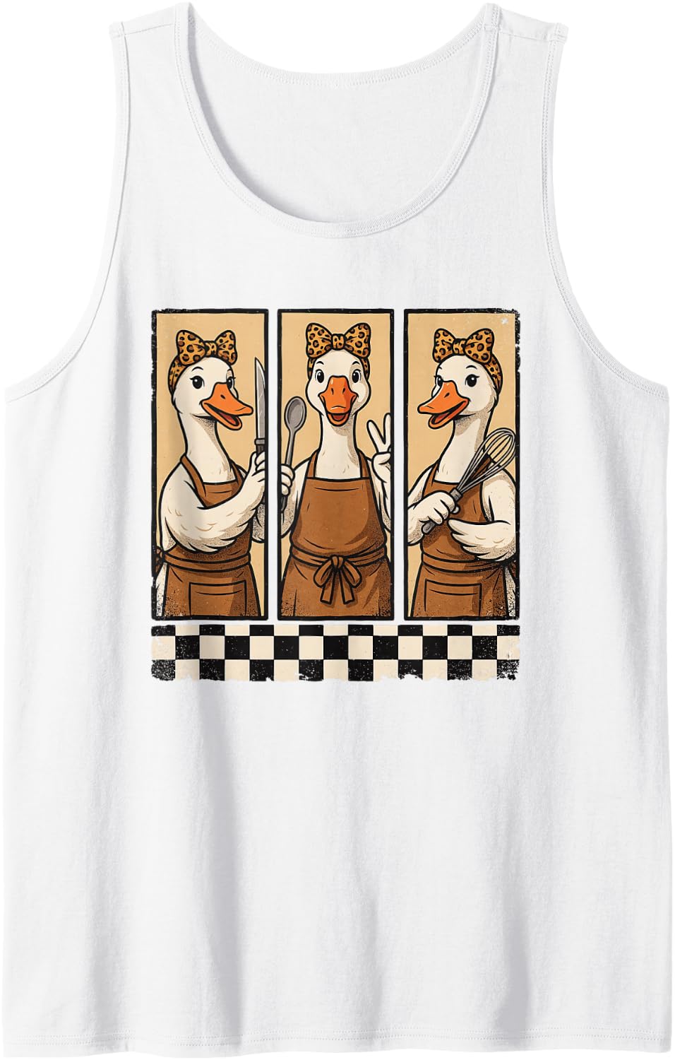Sous Chef Kitchen Second Under Chef Culinary Tank Top - White