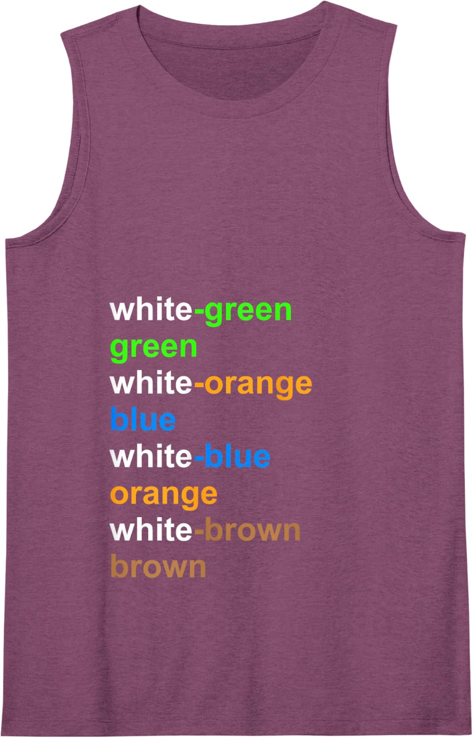 RJ45 Network Technology Colour Assignment According to T568A Tank Top - Purple