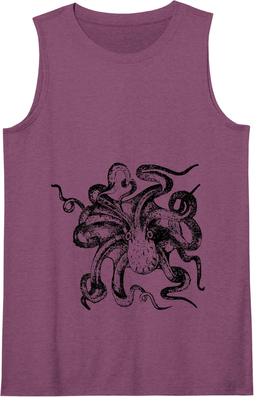 Ocean Kraken Octopus Tank Top - Purple