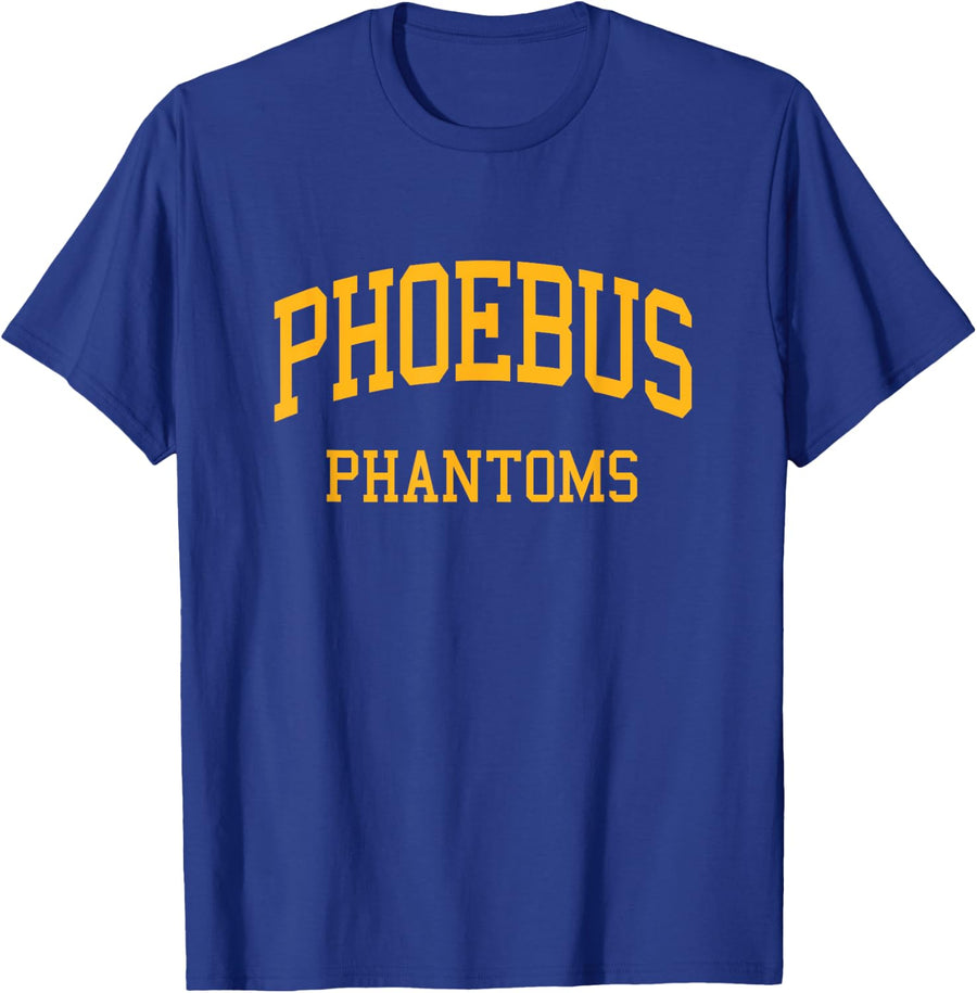 Phoebus High School HS Hampton VA Retro Sports T-Shirt - Royal Blue