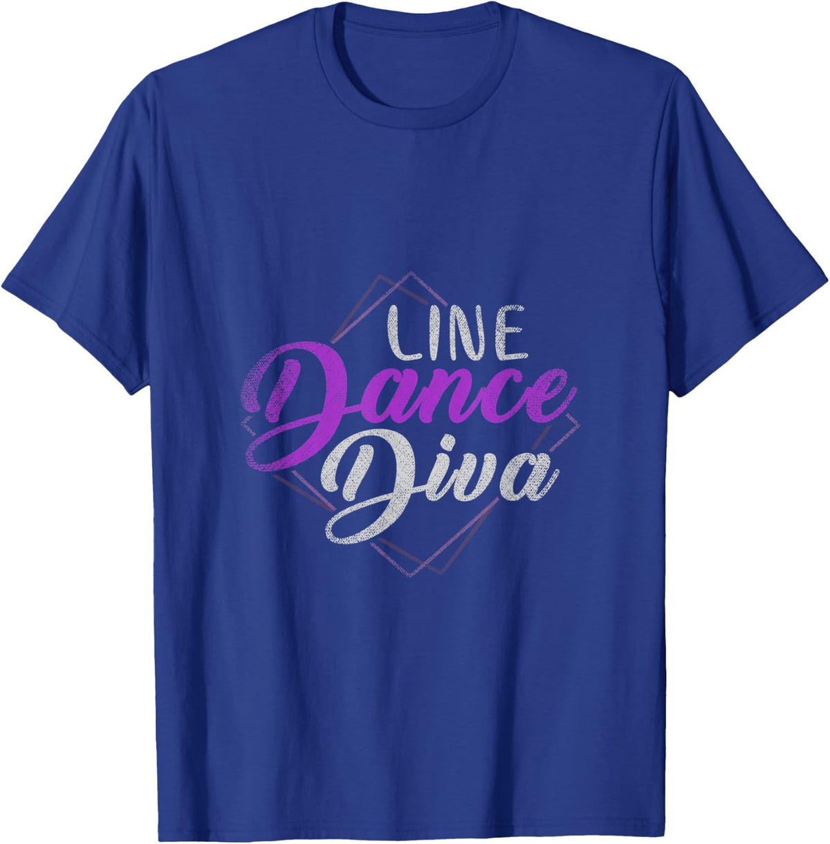 Line Dance Diva Line Dancing T-Shirt - Royal Blue
