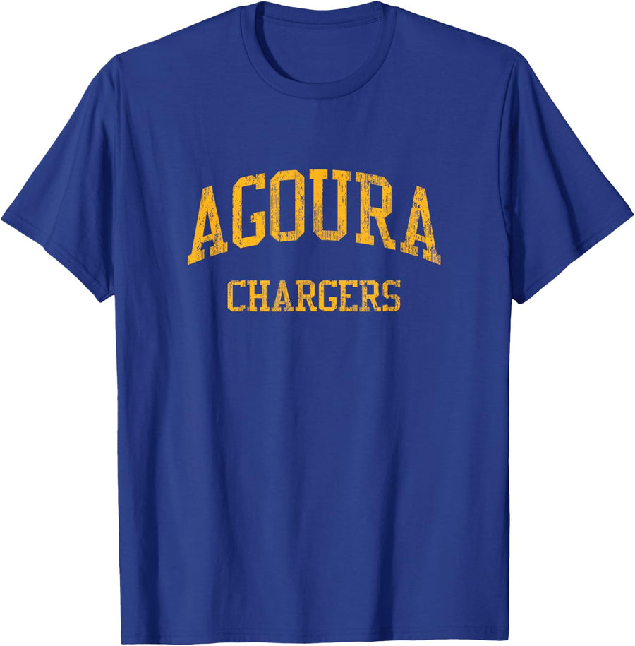 Agoura High School HS Agoura CA Vintage Sports T-Shirt - Royal Blue