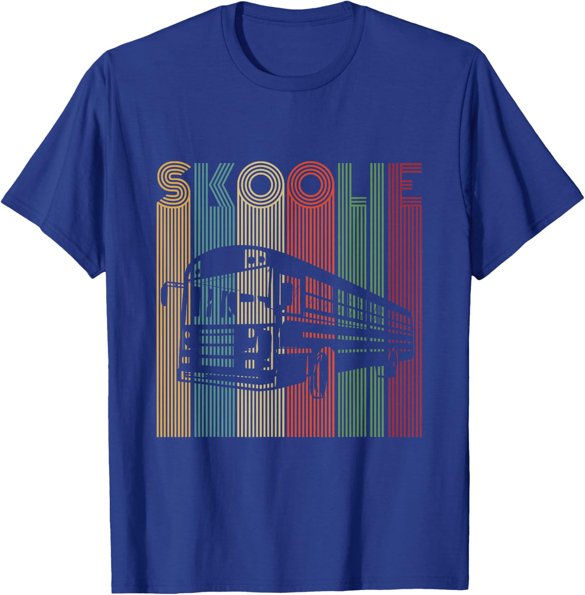 SKOOLIE Design for a Schoolie Driver T-Shirt - Royal Blue