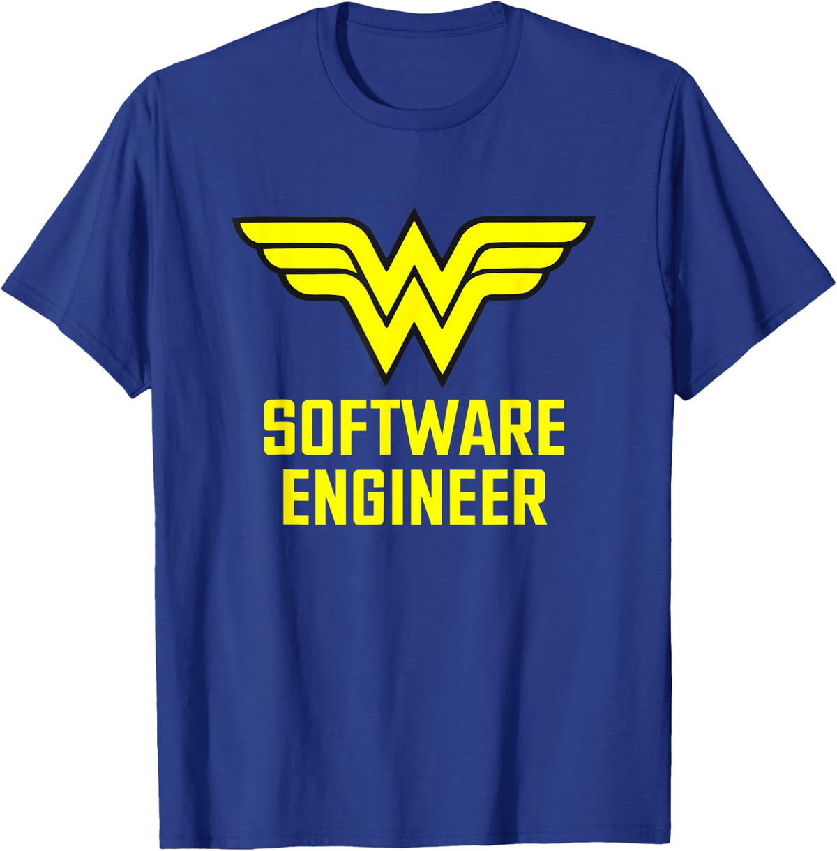 Wonder Woman Wonder Software Engineer T-Shirt - Royal Blue
