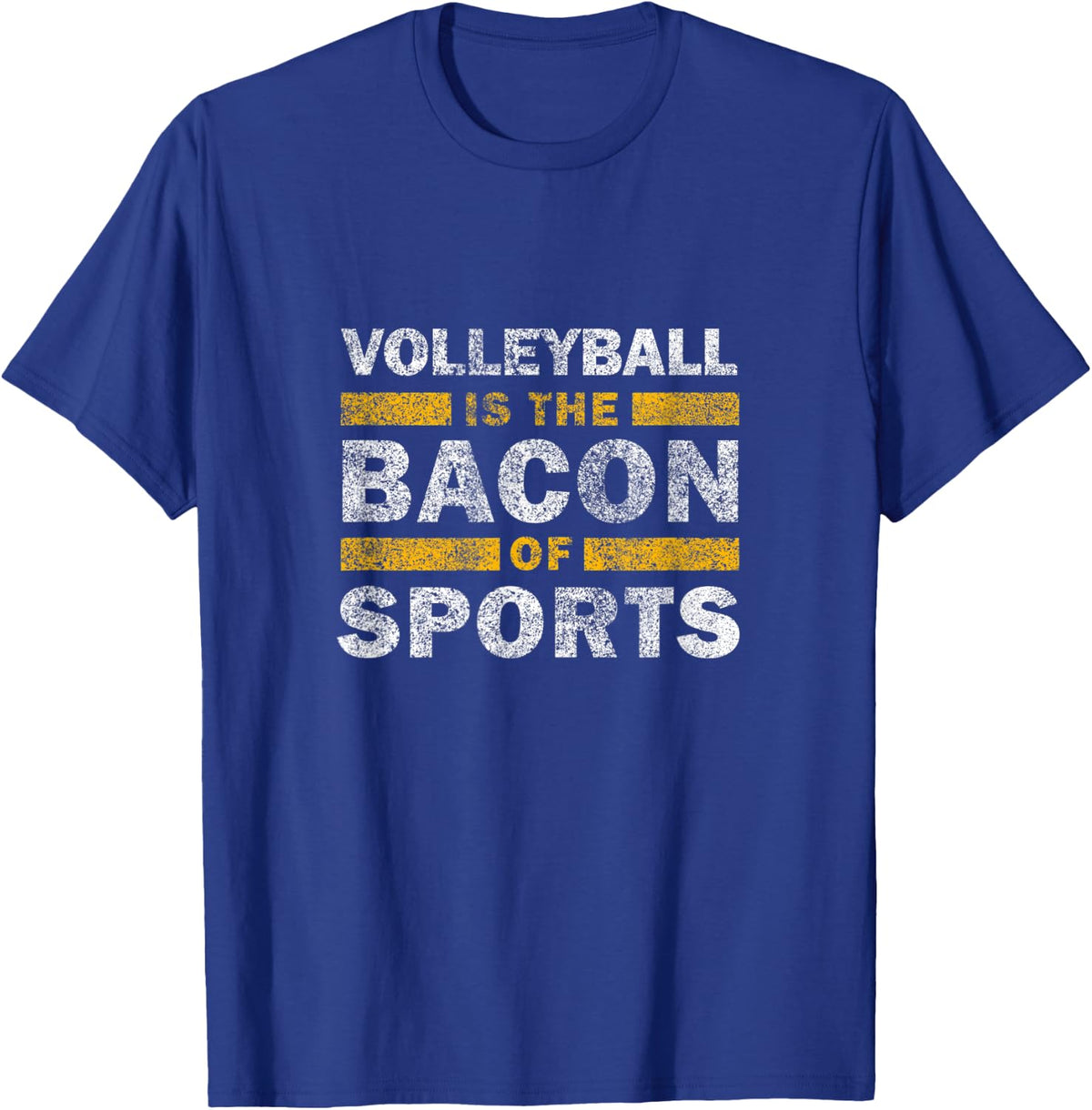 Volleyball Saying Funny - Volleyball is The Bacon of Sports T-Shirt - Royal Blue