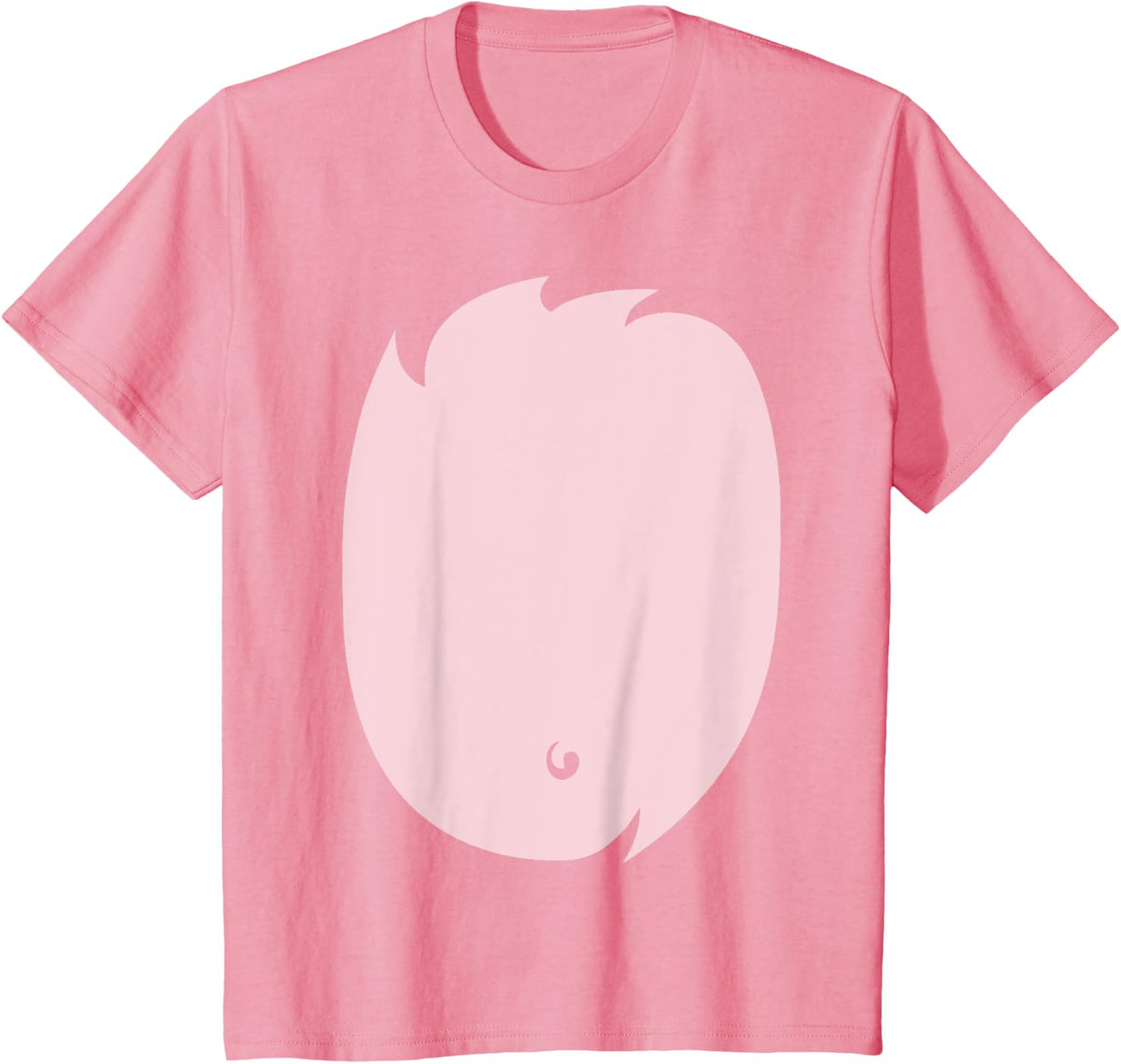 Kids DIY Fancy Dress Kids Pig Belly Costume Boys Girls Child T-Shirt - Pink