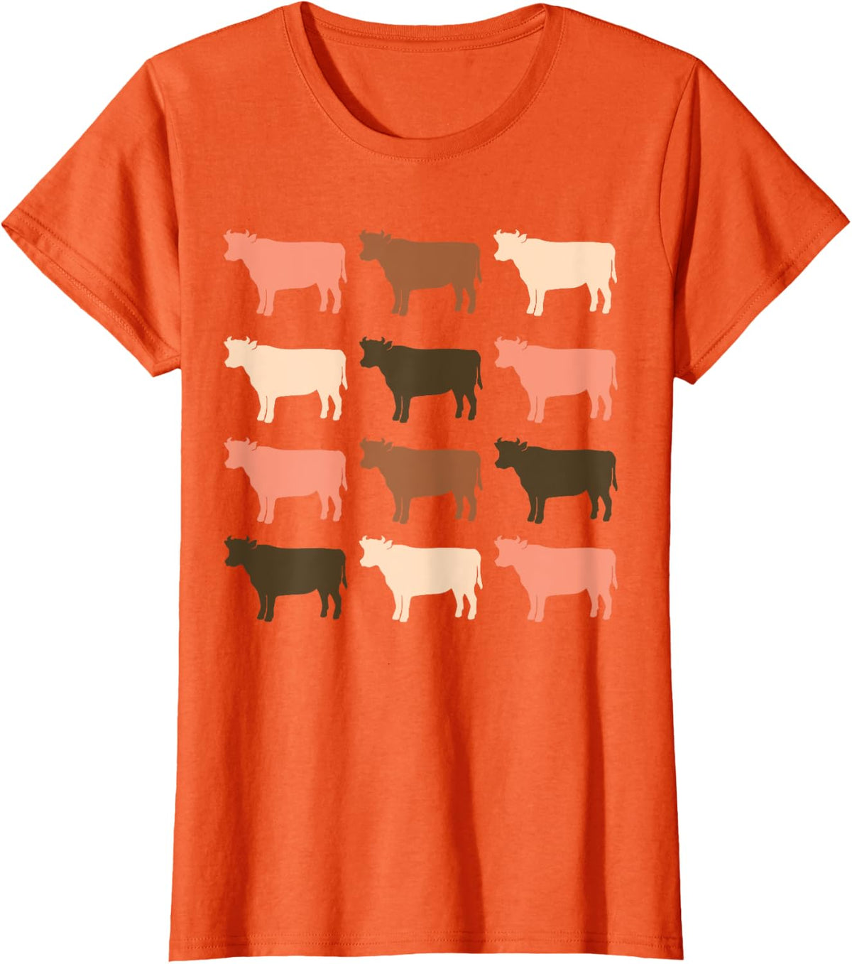 Cow T-Shirt - Orange