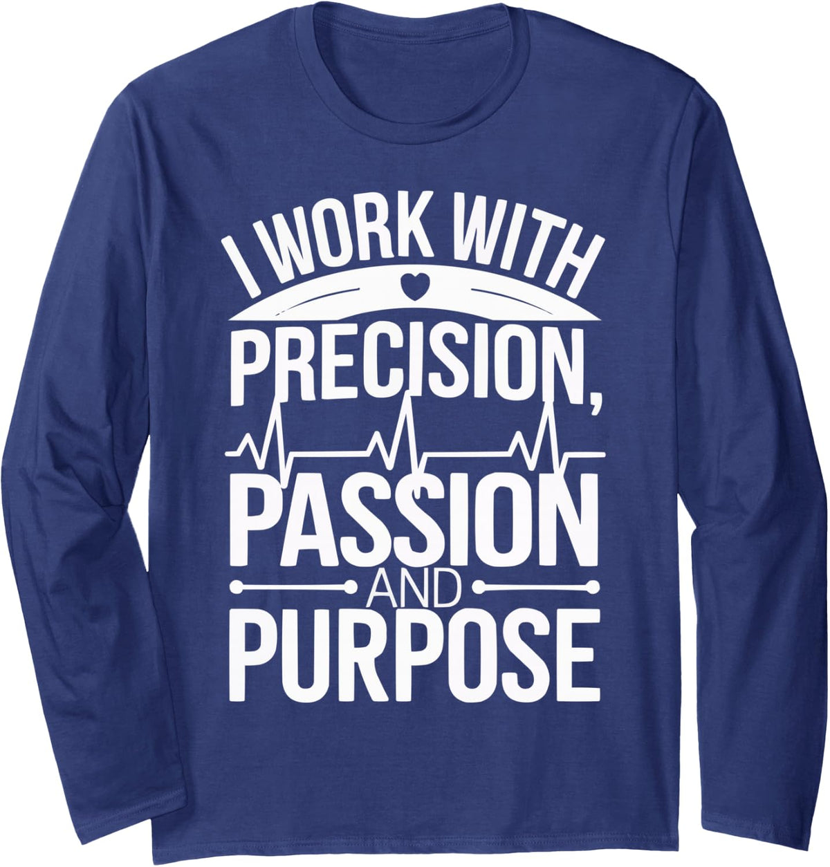 Operating Room Nurse OR Nurse Registered Surgical Nurse Long Sleeve T-Shirt - Adult Unisex Navy Blue