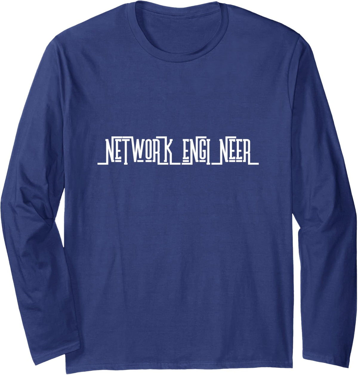 Network Engineer Long Sleeve T-Shirt - Adult Unisex Navy Blue