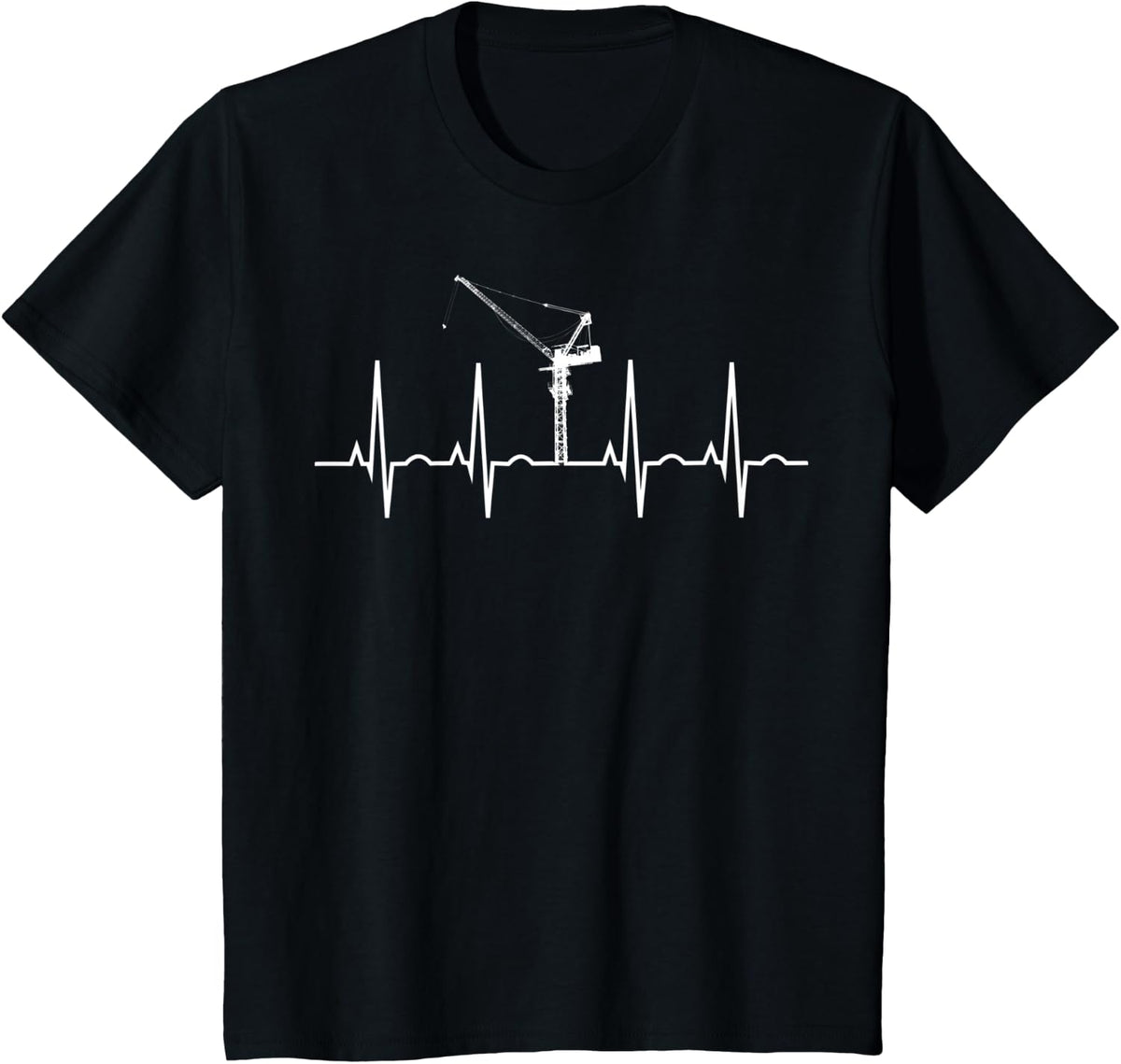 Crane Operator Shirts for Men - Funny Crane Operator Gift T-Shirt - Black