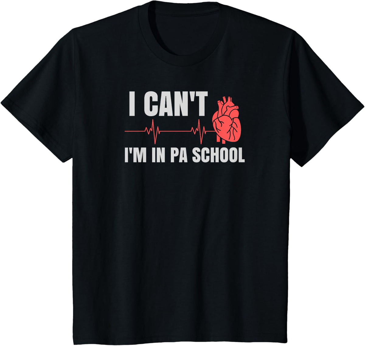 Physician Assistant Shirt for PA School PA Students Premed T-Shirt - Black