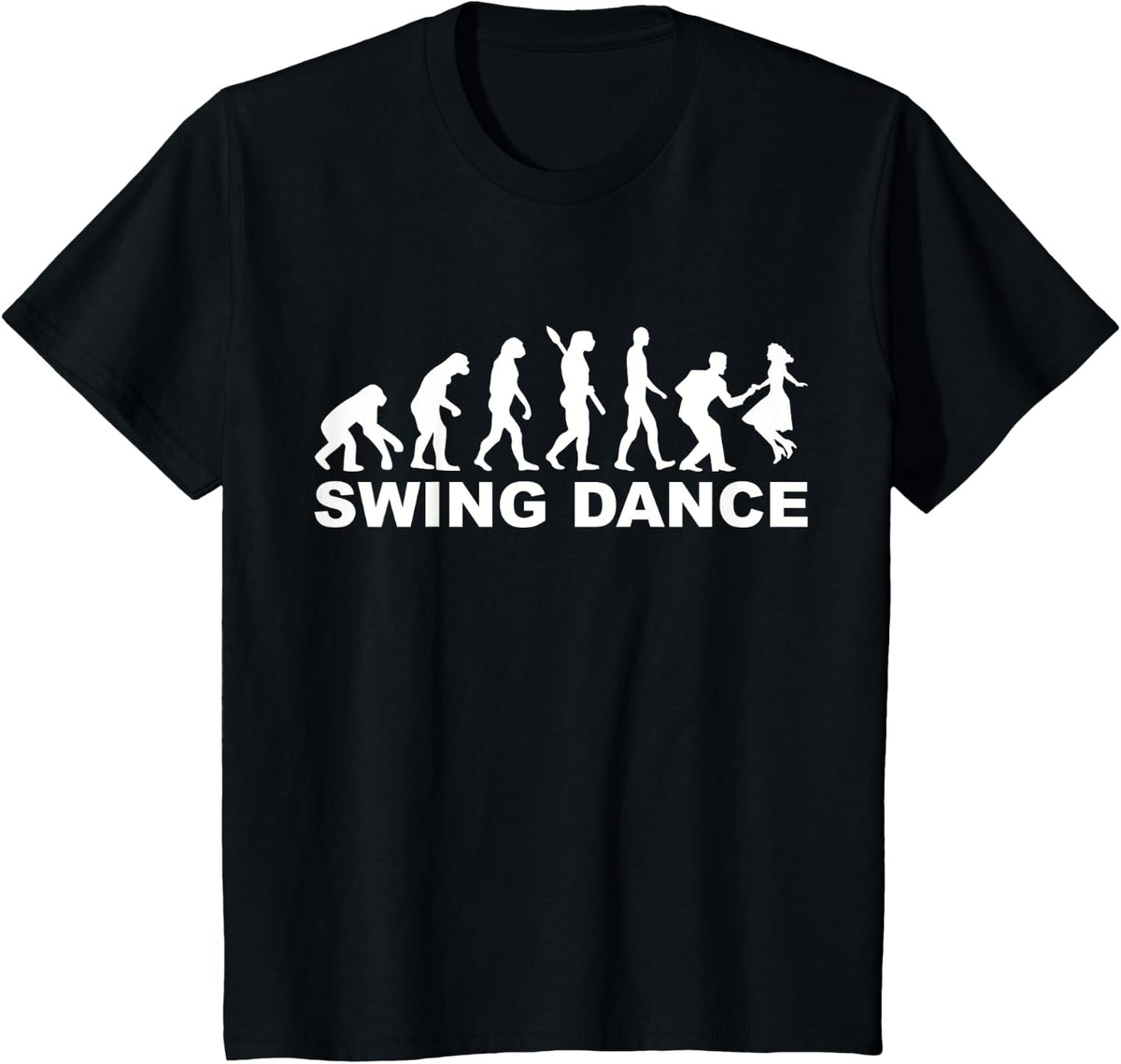 Evolution Swing dance T-Shirt - Black