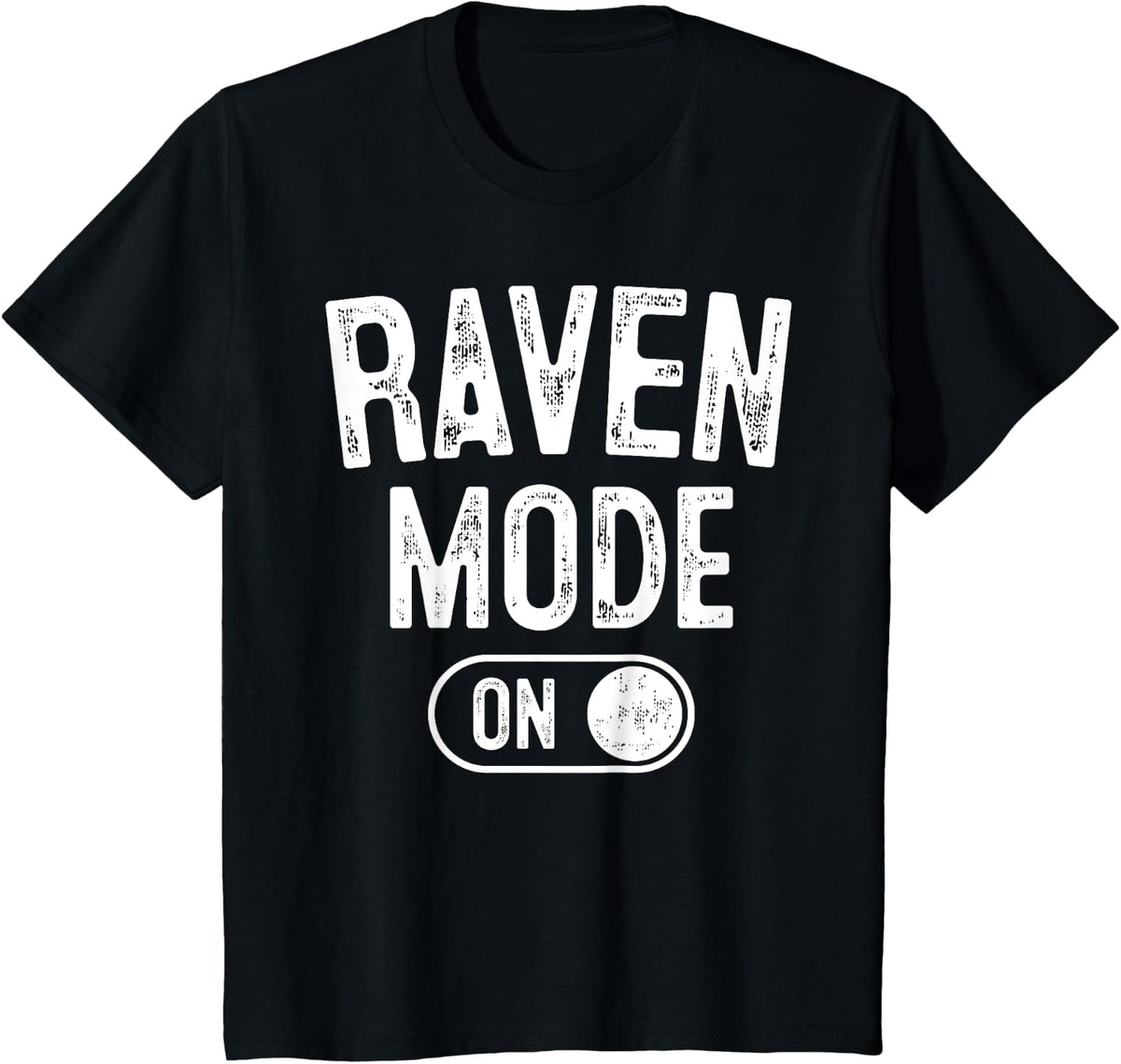 Raven Mode On Costume Funny Clever Corvid Gift Animal Lover T-Shirt - Black
