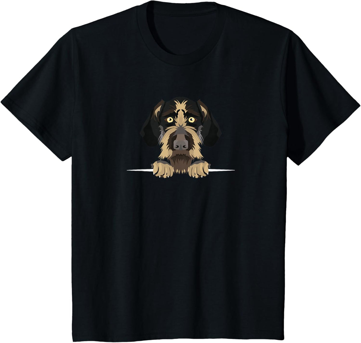 Smiling German wire hair T-Shirt - Black