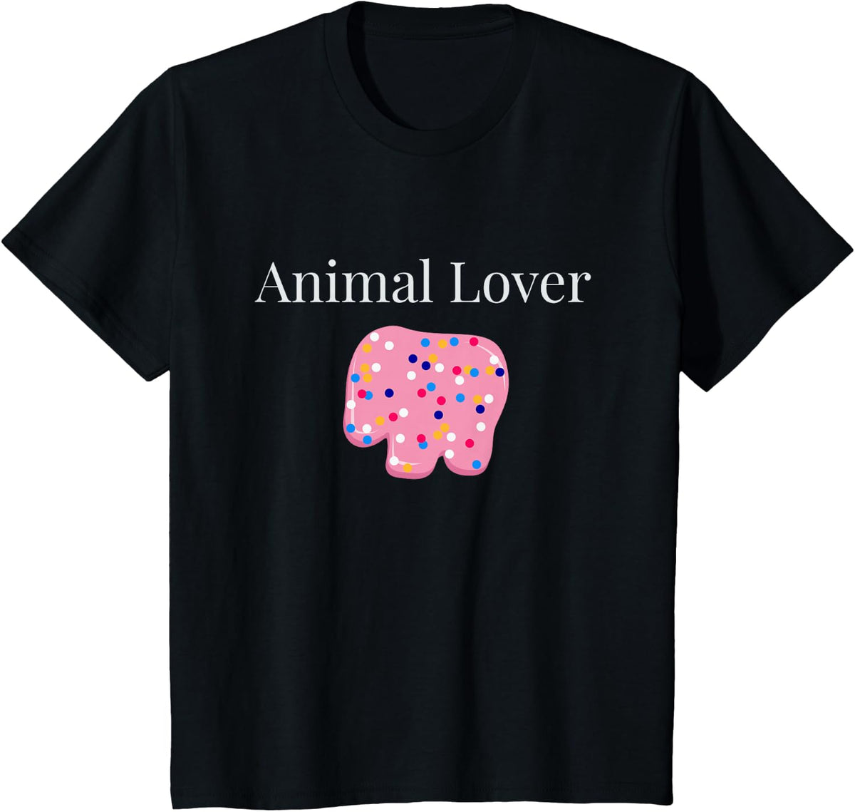 Frosted Animal Cookies Cracker Lover Funny Mens Womans T-Shirt - Black