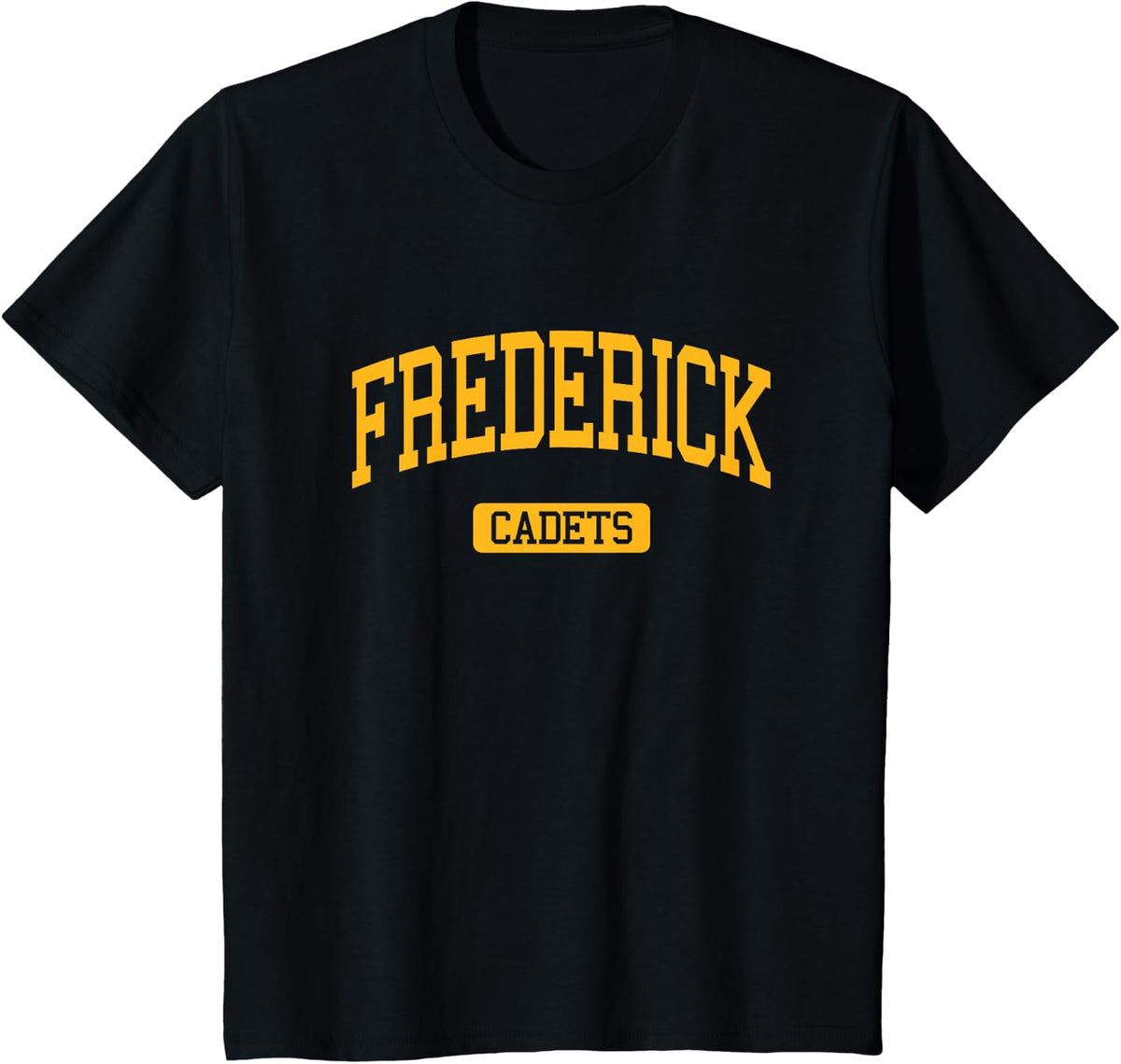 Frederick High School HS Frederick MD Varsity Sports T-Shirt - Black