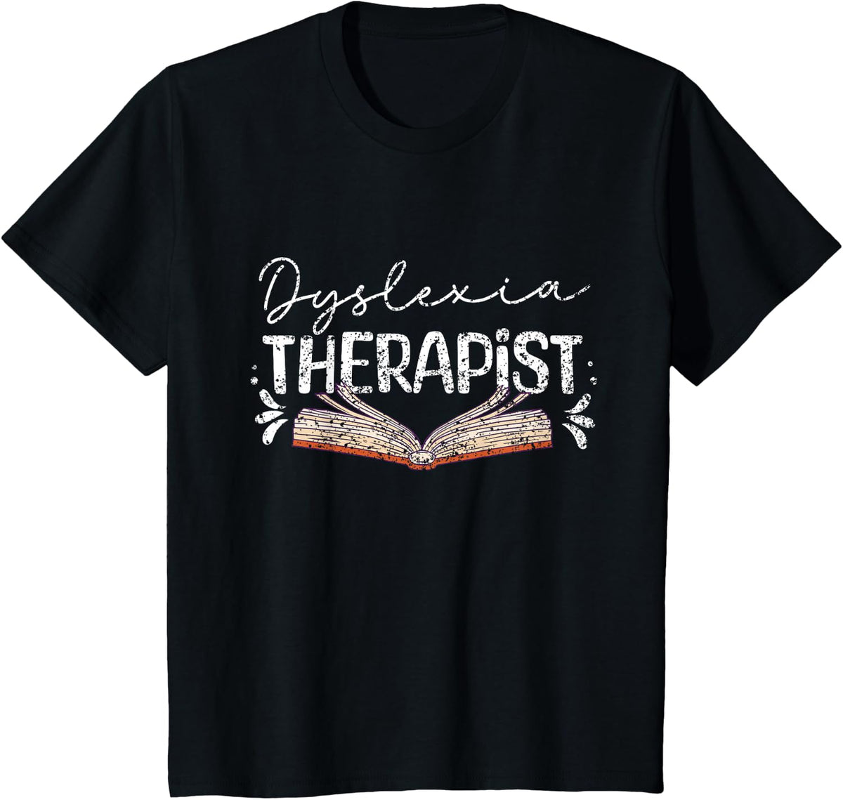 Dyslexia Therapist Awareness Dyslexic Dyslexia T-Shirt - Black