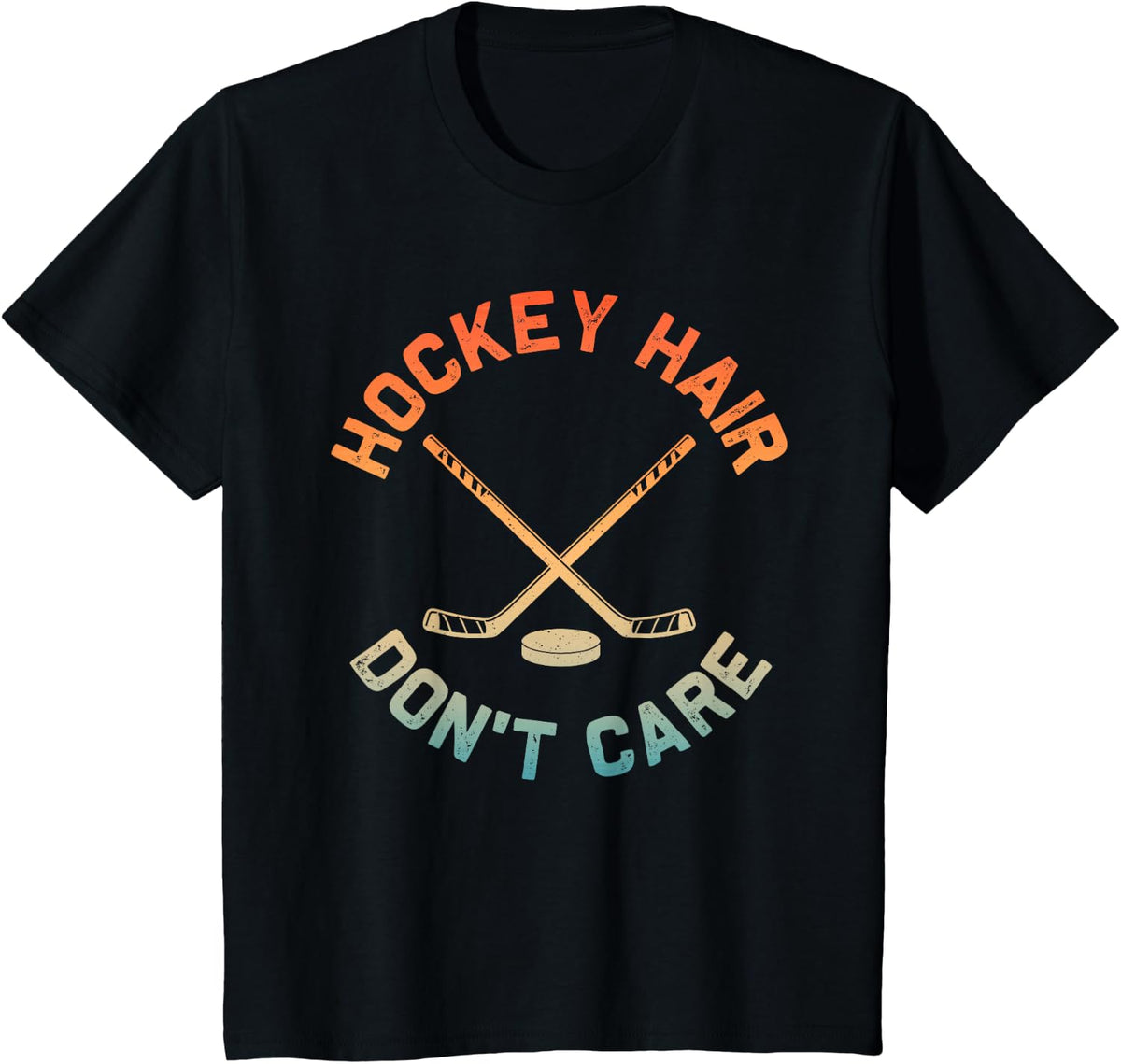 Best Ice Hockey Design For Men Women Skate Ice Hockey Player T-Shirt - Black