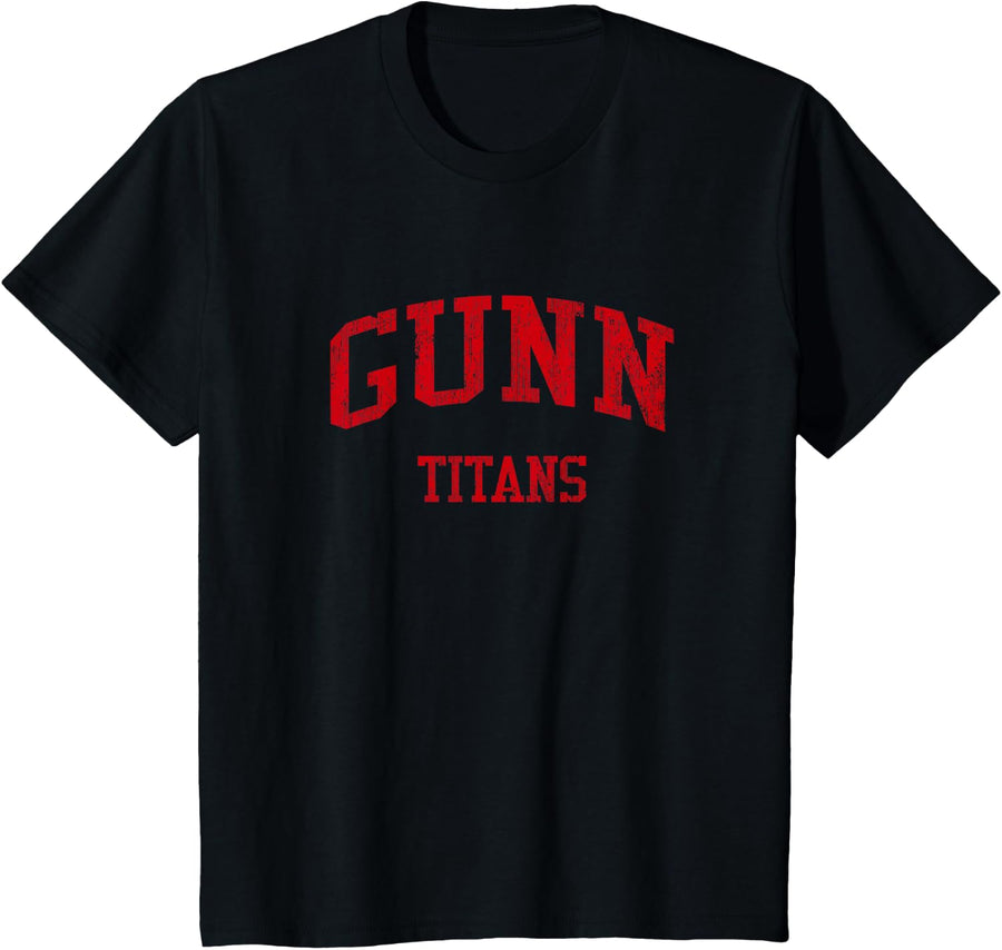 Gunn High School HS Palo Alto CA Vintage Sports T-Shirt - Black