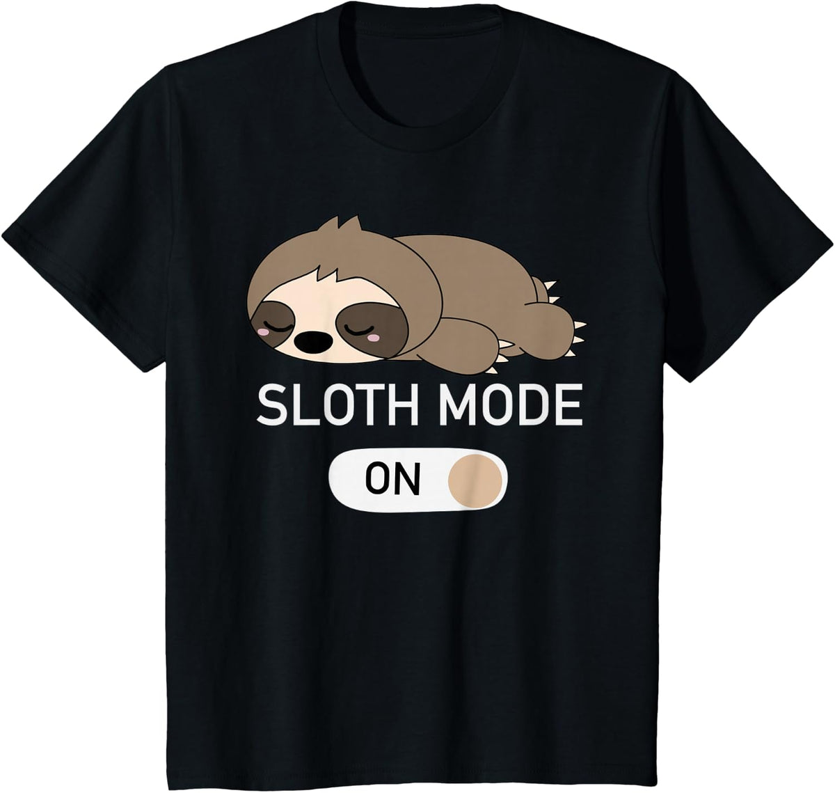 Sloth Mode ON T-Shirt - Black