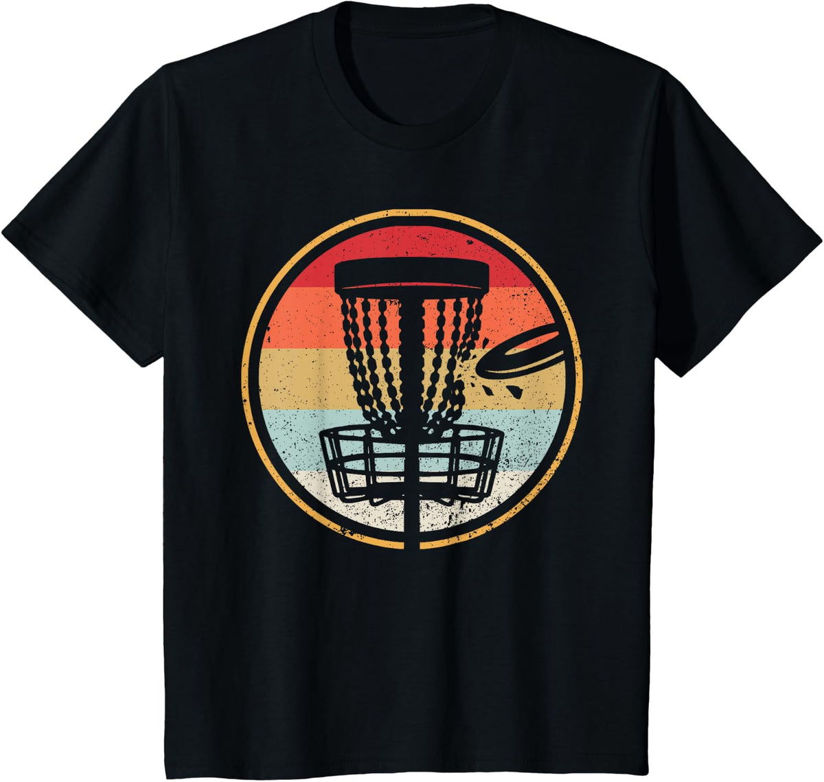 Funny Disc Golf Art For Men Women Disc Golf Player Golfer T-Shirt - Black