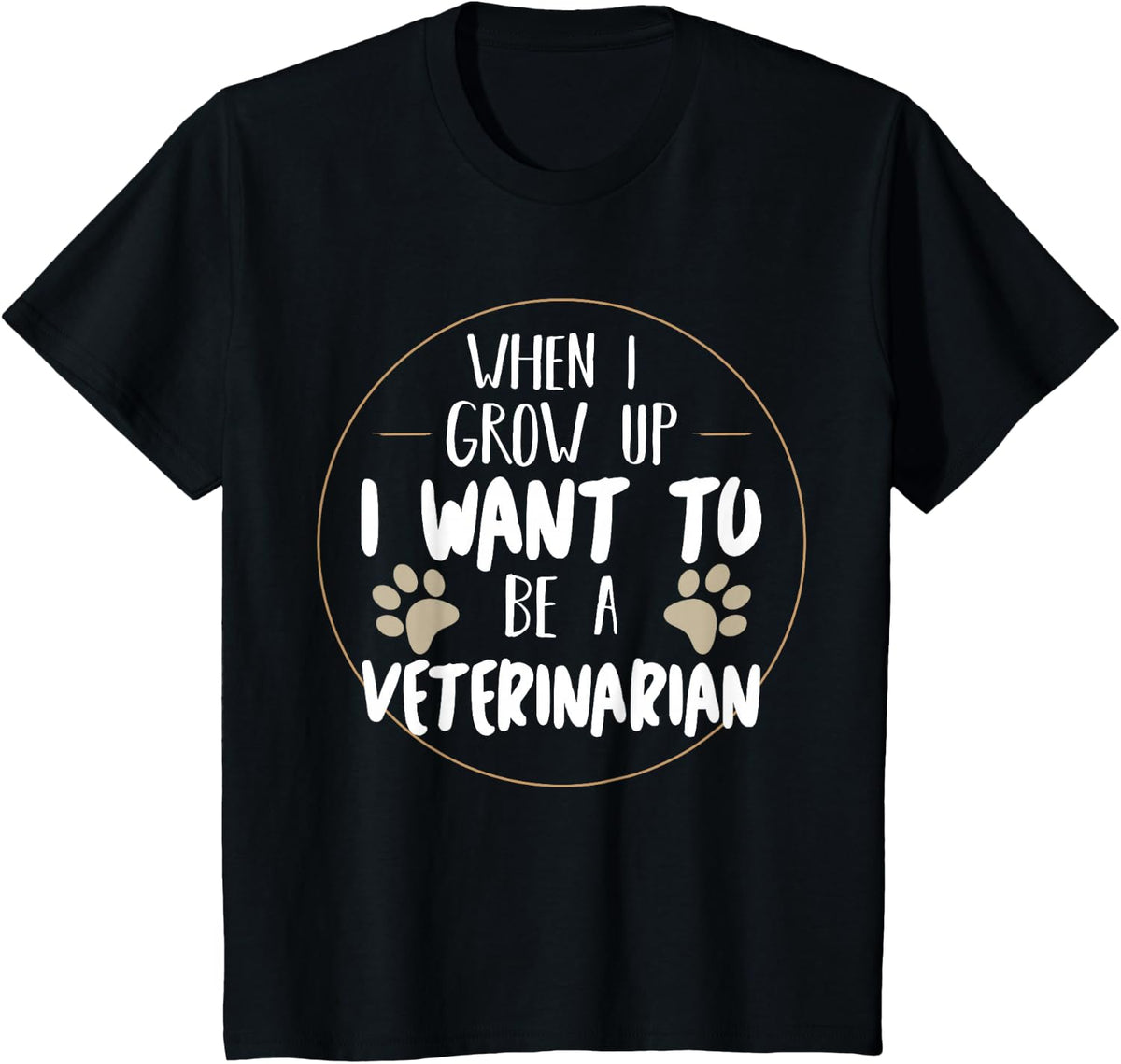 Childrens Dog Cat Lover T-Shirt T-Shirt - Black