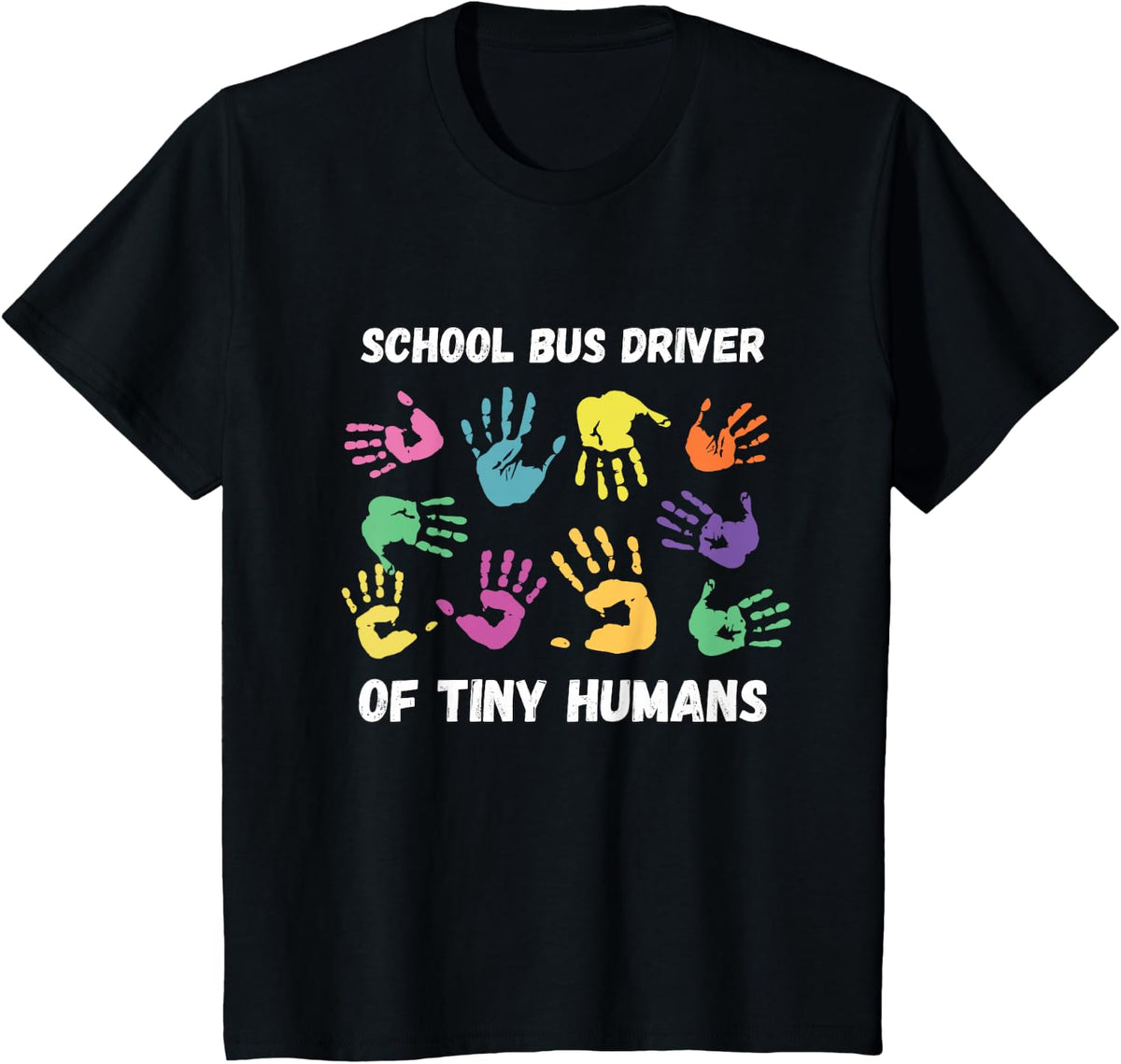 School Bus Driver Of Tiny Humans for Bus Driver T-Shirt - Black