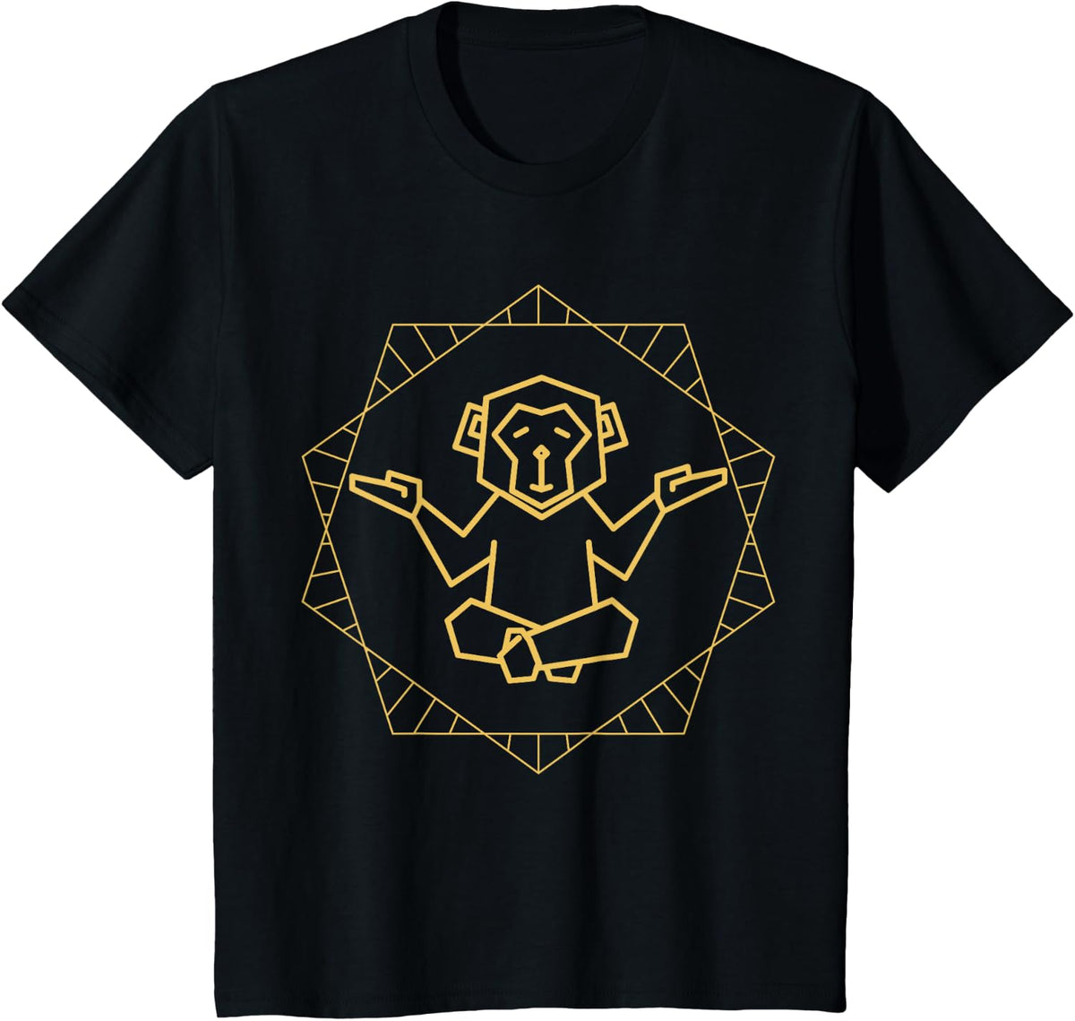 The Stoic Monkey Within T-Shirt - Black
