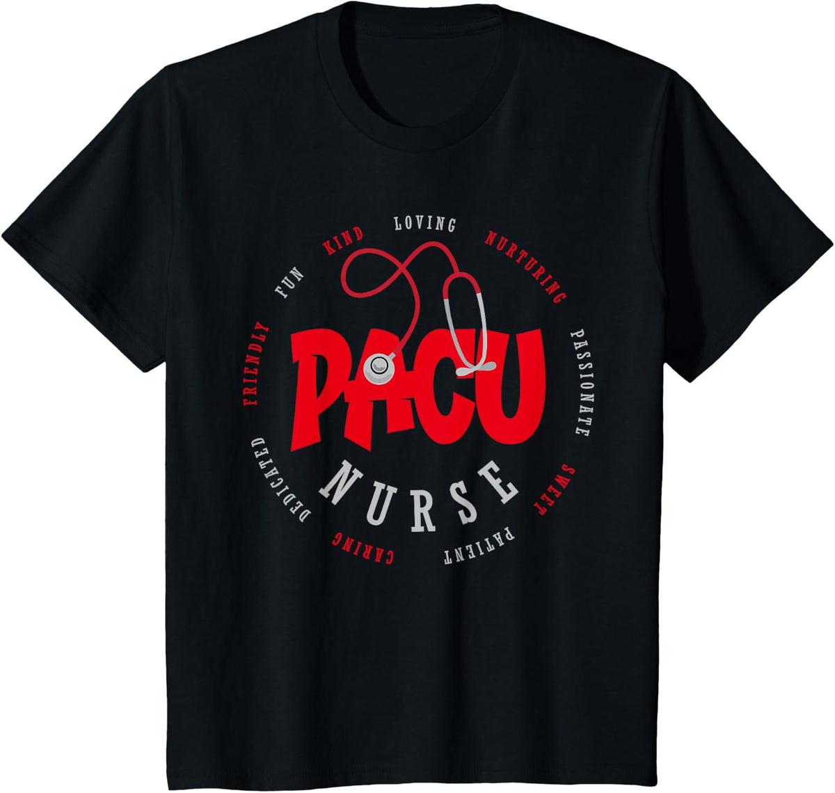 PACU Nurse Squad T-Shirt - Black