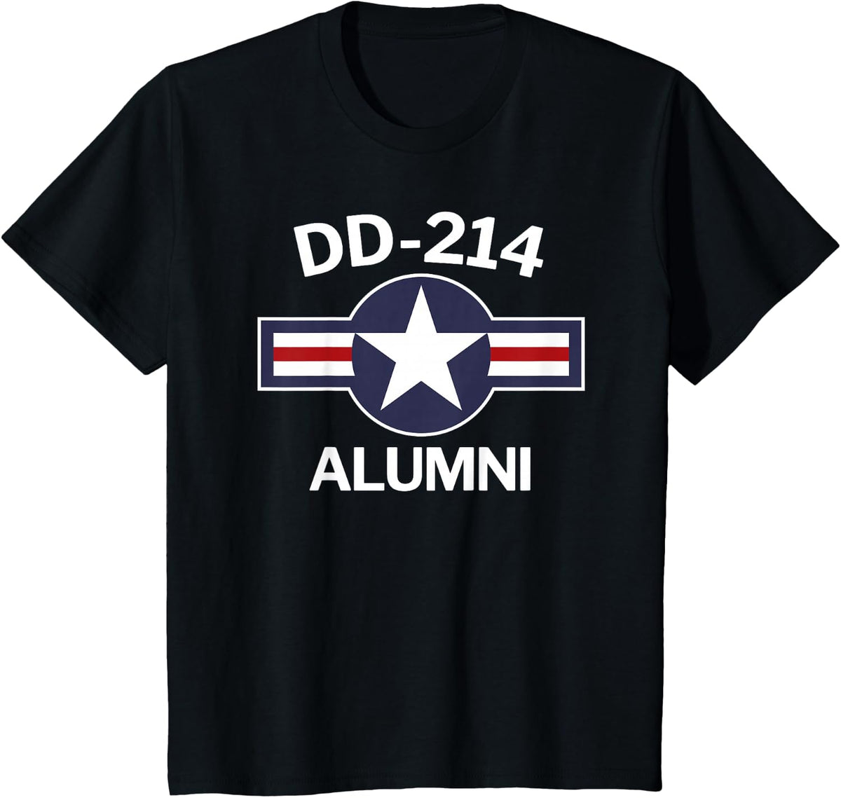 Air Force DD-214 Alumni DD214 T-Shirt T-Shirt - Black