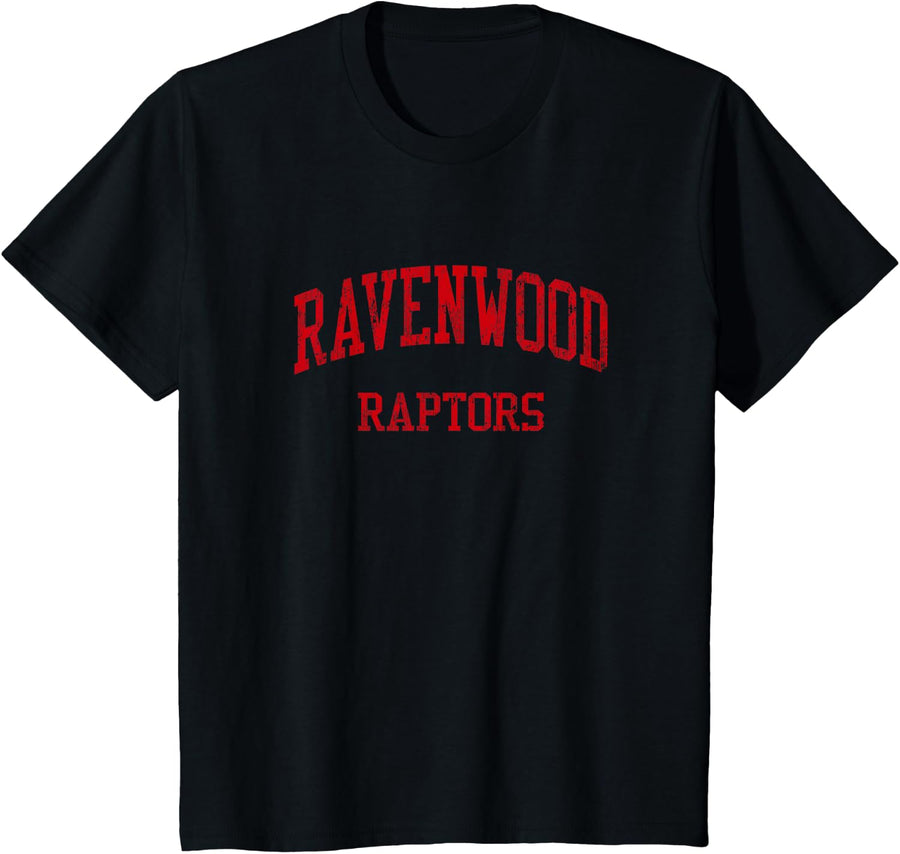 Ravenwood High School HS Brentwood TN Vintage Sports T-Shirt - Black